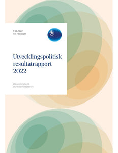 Tuotekuva Utvecklingspolitisk resultatrapport 2022