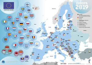Produktbild Europakarta 2019 (SV)