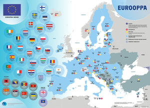Produktbild Euroopan kartta (FI)