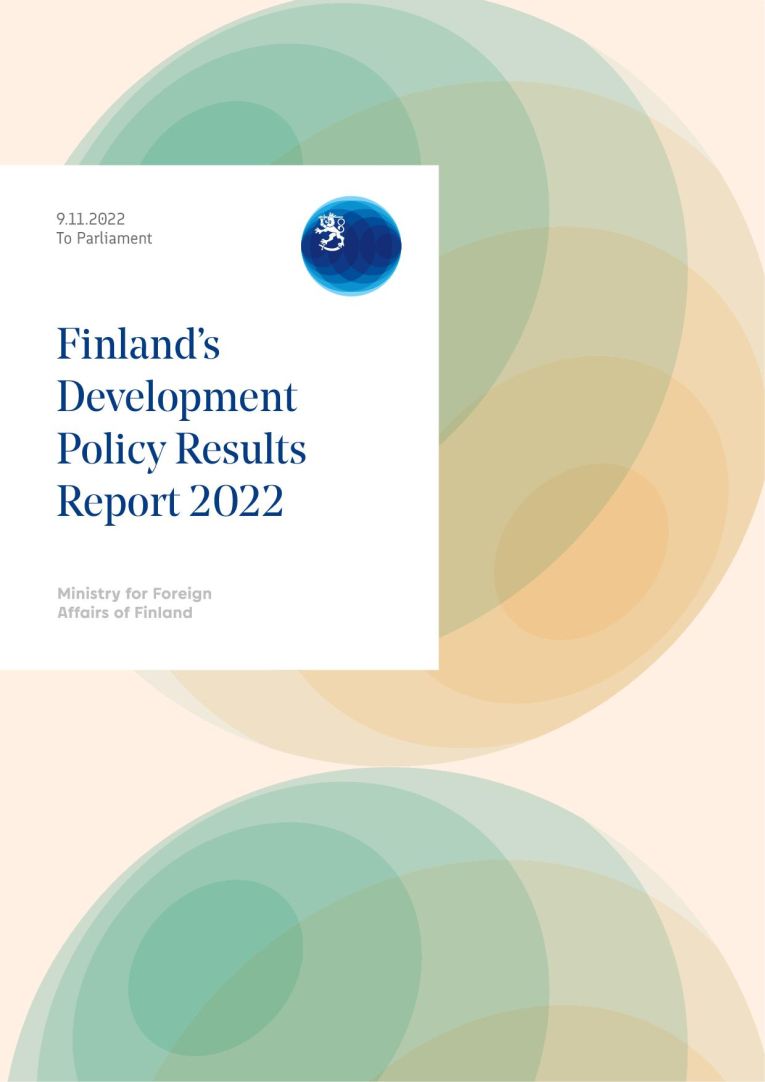 Finalnd Development Finland's Development Policy Results Report 2022 – UM julkaisupalvelut
